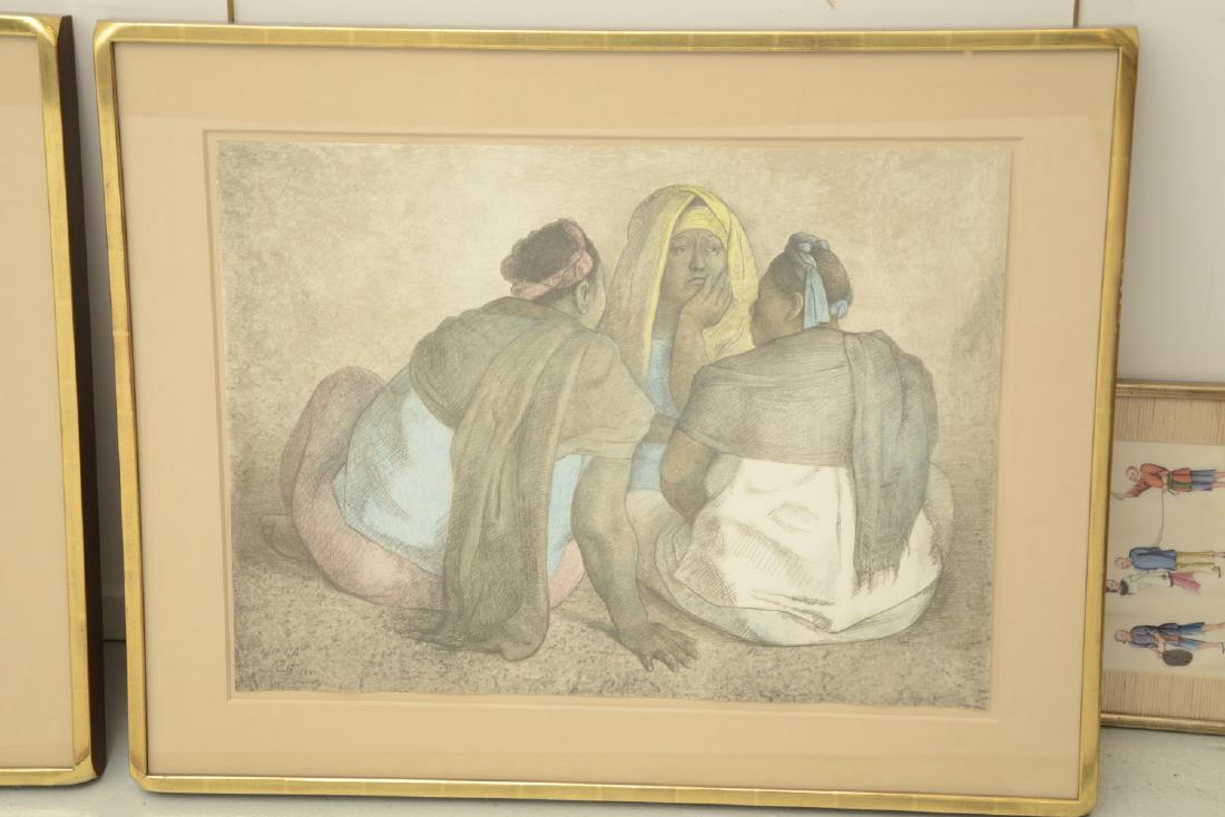 Francisco Zuniga, signed color lithograph (1 of 4)