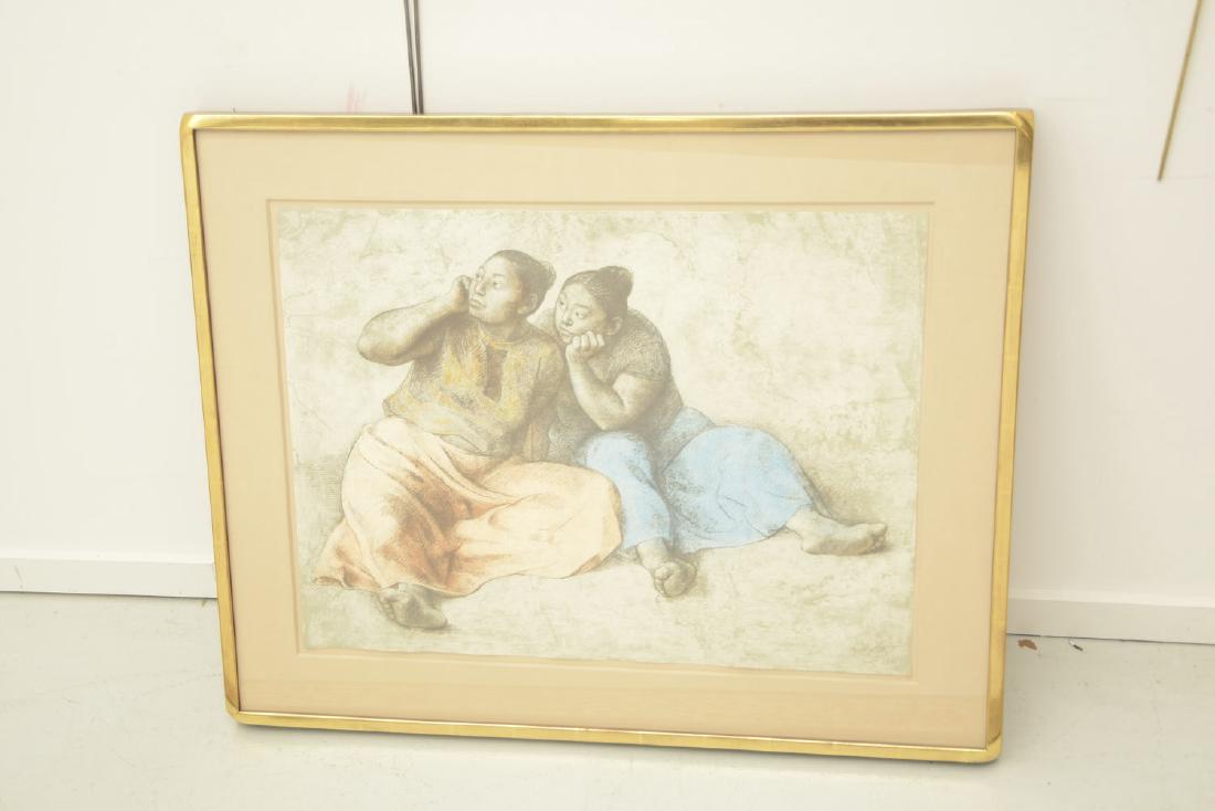 Francisco Zuniga, signed color lithograph (1 of 3)