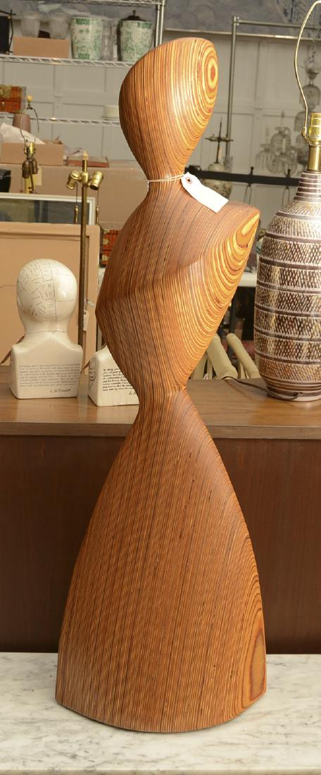Laminated Wood Studio figural sculpture (1 of 6)