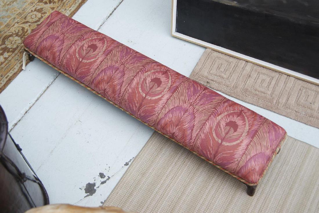 Unusually long Victorian foot stool (1 of 5)