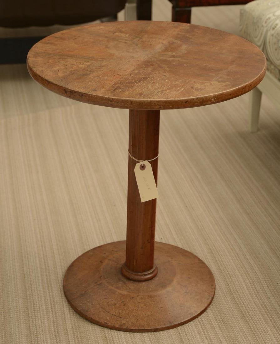 Italian Deco style fruitwood side table (1 of 3)