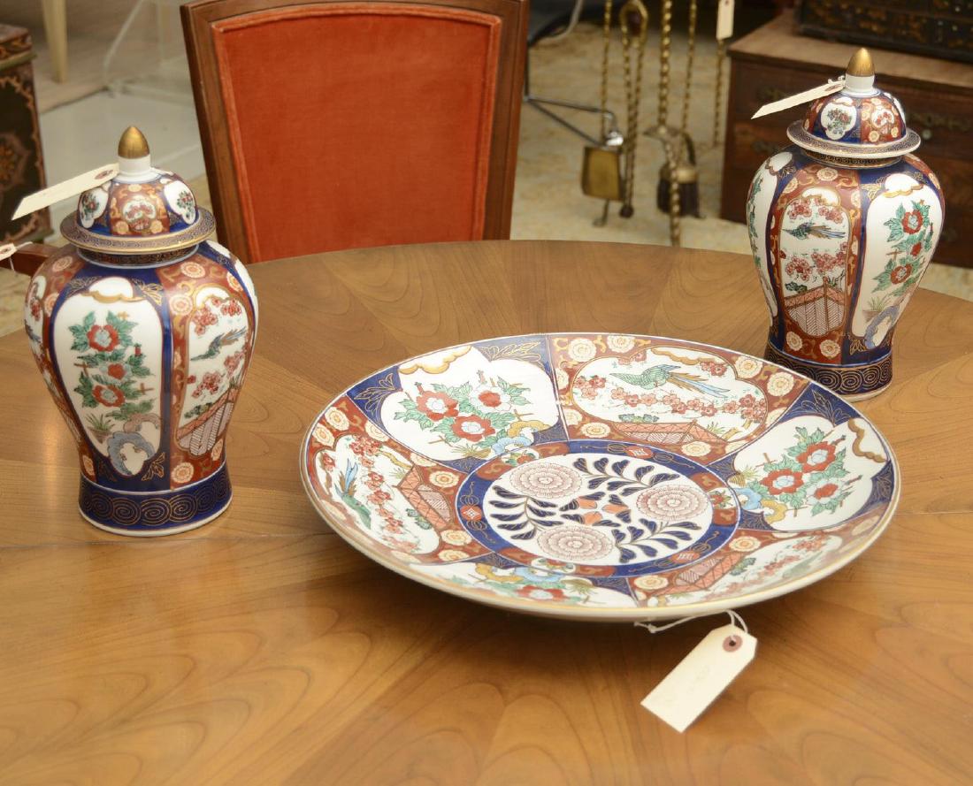 Gold Imari hand painted porcelains (1 of 6)