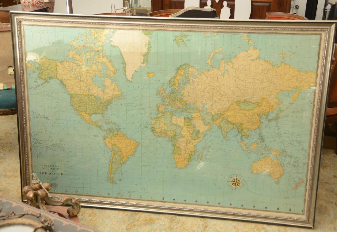 American Map Co. world map No. 101 (1 of 3)