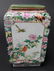CHINESE FAMILLE ROSE QIANLONG PORCELAIN BOX VASE A Chin