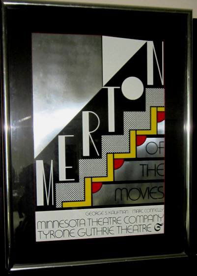 ROY LICHTENSTEIN MERTON OF THE MOVIES POSTER: Artist Name: Lichtenstein, Roy Title: Merton Of The Movies Medium: Foil Print Edition Size: 500 Year: 1968 Paper Size: 30 x 20 inches Image Size: 25.5 x 20 inches Condition: A: Mint Notes: Published b