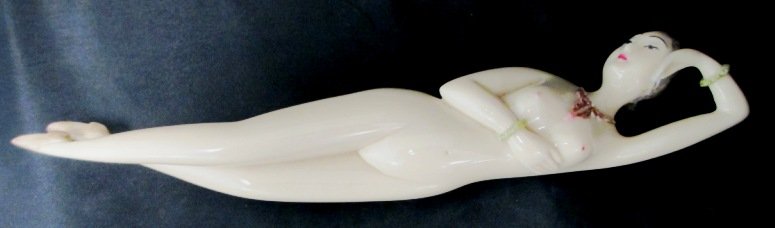1920'S ART DECO FAUX IVORY DOCTORS MODEL: CIRCA 1920'S APPROX. 12" LONG WAS USED BY DOCTORS SO WOMEN CAN POINT TO WHERE THEY HAD AILMENT