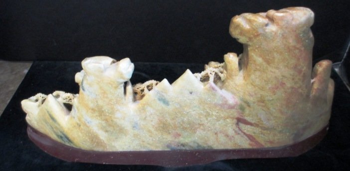 CHINESE SOAP STONE CARVING TEMPLES MOUNTAINS - 4