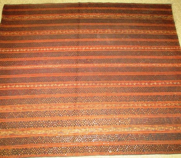 EGYPTIAN HAND MADE SILK & COTTON EMBROIDERED RUG