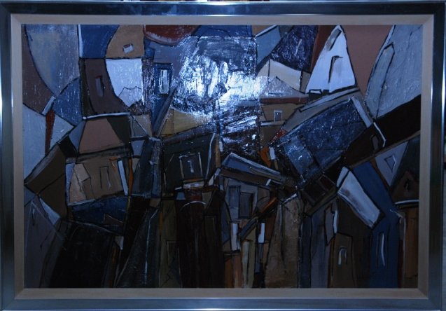 JOEL VALENITI LARGE OIL PAINTING: JOEL VALENITI LARGE OIL PAINTING