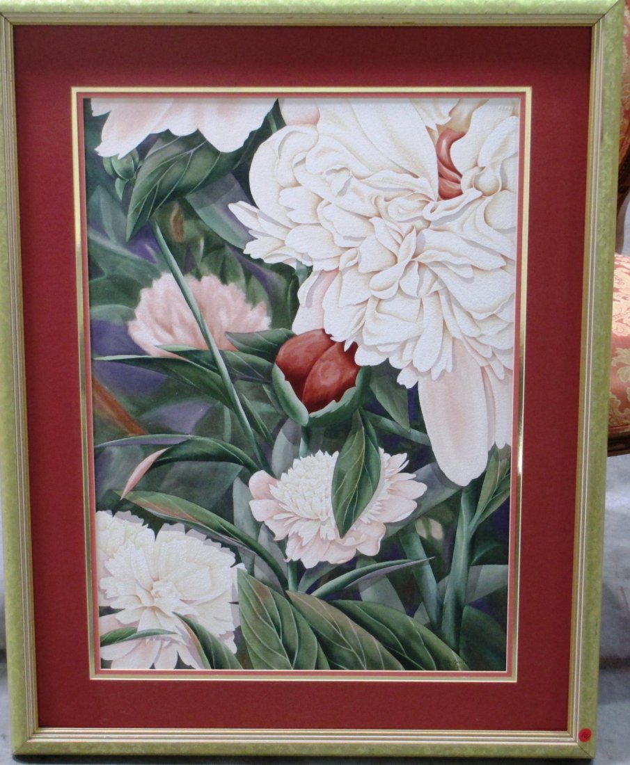 DON KENT FLORAL OIL PAINTING ON CANVAS DATED 93 DON: DON KENT FLORAL OIL PAINTING ON CANVAS DATED 93 DON KENT FLORAL OIL PAINTING ON CANVAS DATED 93
