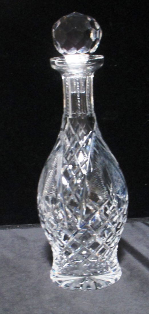 WATERFORD CRYSTAL WINE DECANTER Diamond Cut Pattern