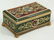 FABERGE RUSSIAN NEPHRITE 14K ENAMELED JEWELED BOX