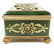 FABERGE RUSSIAN NEPHRITE 14K ENAMELED JEWELED BOX - 4