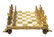 STUNNING WATERLOO NAPOLEONIC CHESS SET WITH BOARD