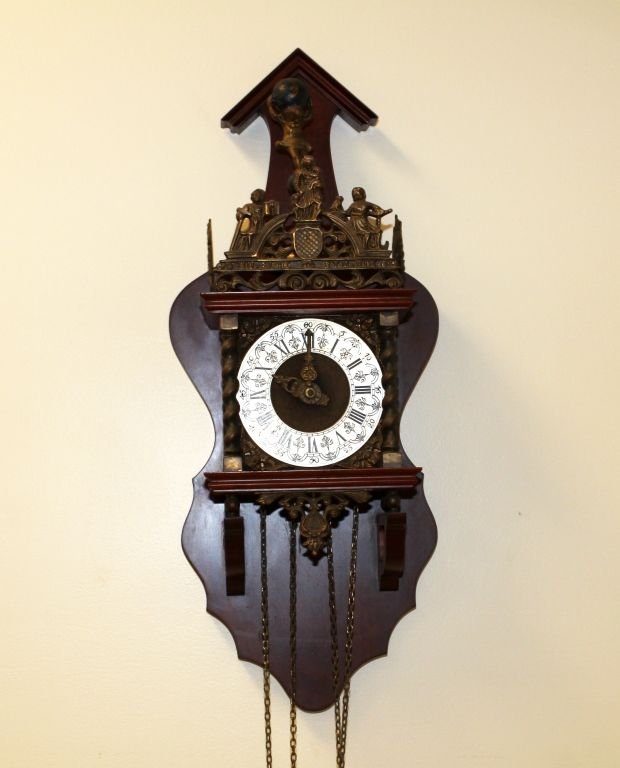 FRANZ HERMLE GERMAN MECHANICAL WALL CLOCK ORFAC