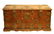 OLD ASIAN CRAFTED BRASS CLAD DOUBLE CLASP CHEST