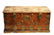 OLD ASIAN CRAFTED BRASS CLAD DOUBLE CLASP CHEST - 2