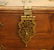 OLD ASIAN CRAFTED BRASS CLAD DOUBLE CLASP CHEST - 5