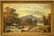 NELKE LARGE OIL ON CANVAS LAKE & MOUNTAIN SCENE
