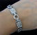Diamond Blue Sapphire 18k White Gold Bracelet - 3