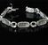 Diamond Blue Sapphire 18k White Gold Bracelet - 8
