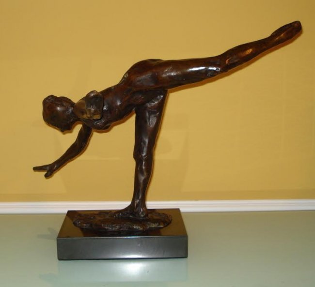 EDGAR DEGAS LARGE FRENCH BRONZE SCULPTURE (1 of 5)