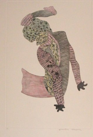 JONATHAN HAMMER HAND SIGNED ETCHING "KOVNO 9": Jonathan Hammer Etching - "Kovno 9" - Hand Signed In Pencil By The Artist - Limited Edition - Numbered In Pencil "P. T." Artist's Proof - Paper Size Appx 30" x 22" - Image Size Appx 22" x 14.75" - On