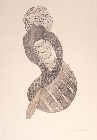 JONATHAN HAMMER HAND SIGNED ETCHING "KOVNO 4": Jonathan Hammer Etching - "Kovno 4" - Hand Signed In Pencil By The Artist - Limited Edition of 35- Numbered In Pencil "7/35" - Paper Size Appx 30" x 22" - Image Size Appx 22" x 14.75" - On Heavy Wove