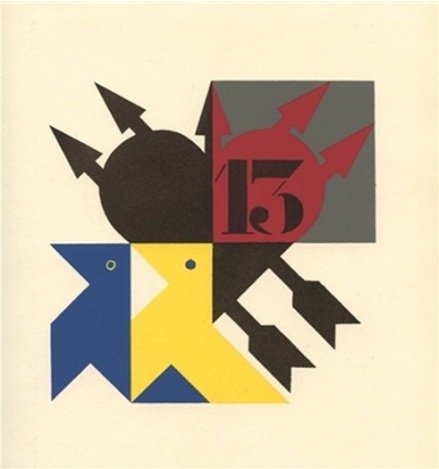 CARLU SILKSCREEN "THIRTEEN": Jean Carlu Silkscreen "Thirteen" - Published In Paris In 1928 By Arts Et Métiers Graphiques - Total Sheet Size, Including Margins: 12 1/4 X 9 1/4 Inches (310 X 235) - Unframed