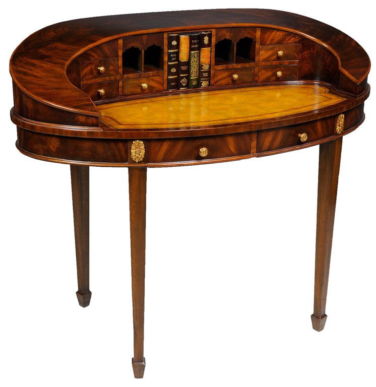 A MAITLAND-SMITH MAHOGANY FINISH LADIES DESK 20th Centu - Apr 18, 2013