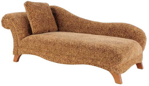 A Whimsical Cheetah Print Chaise Lounge