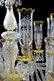 A BACCARAT STYLE EIGHTEEN-LIGHT CRYSTAL AND ENAMELED - 3