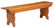 AN AMERICAN PINE BENCH
