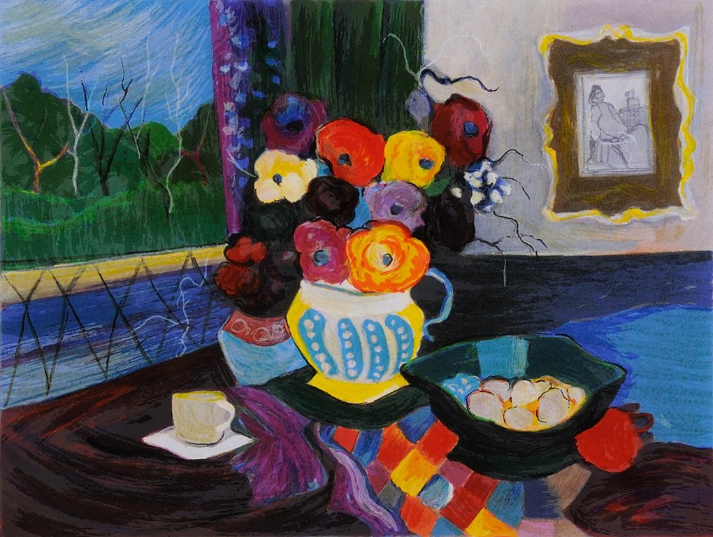 ITZCHAK TARKAY, (Israeli, born 1935), Peaceful Moments: ITZCHAK TARKAY (Israeli, born 1935) Peaceful Moments V Serigraph LIV/C Signed lower right H 7¾ x W 10 inches.