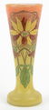 AN ART NOUVEAU ENAMELED CAMEO GLASS VASE