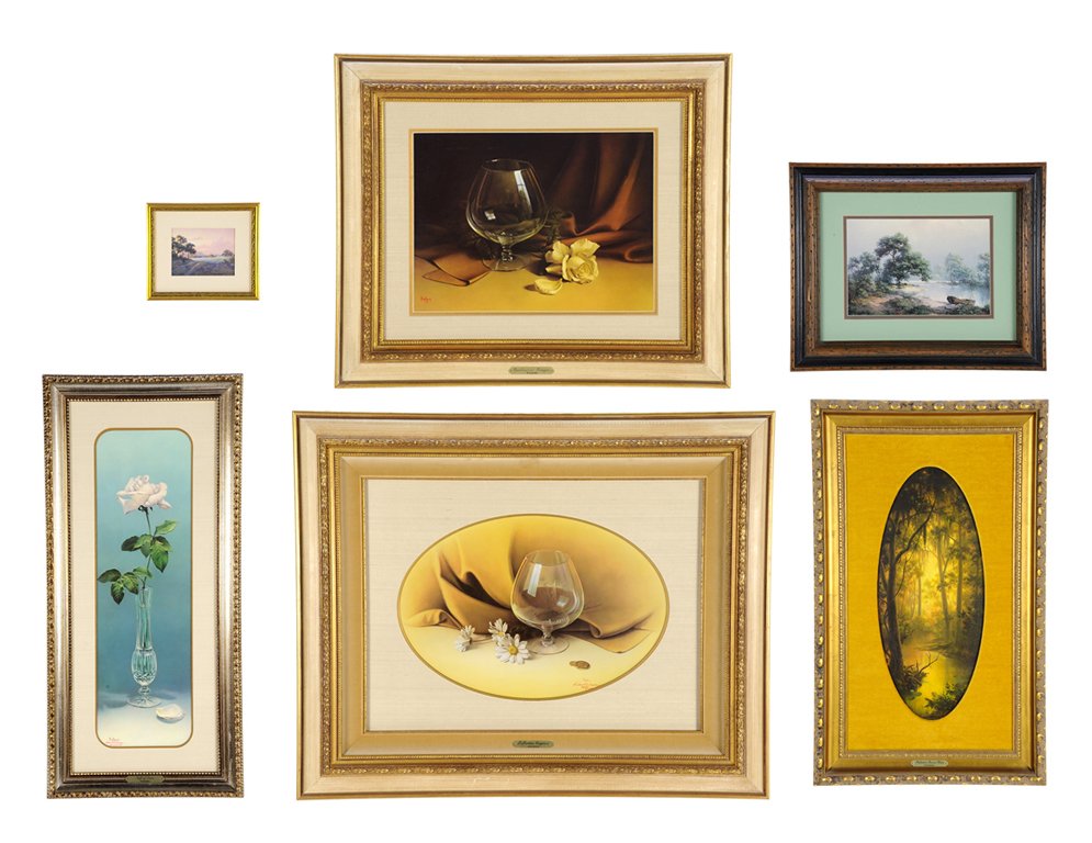 DALHART WINDBERG, (American, Texan, born 1933), Six: DALHART WINDBERG (American, Texan, born 1933) Six Still Lifes and Landscapes Prints Plate signed H 13¼ x W 19 inches