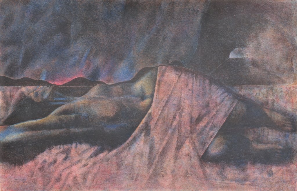 ARMANDO MORALES, (Nicaraguan, 1927-2011), Mujer: ARMANDO MORALES (Nicaraguan, 1927-2011) Mujer Dormida, 1975 Lithograph, 19/75 Signed and numbered lower left H 22 x W 33½ inches.
