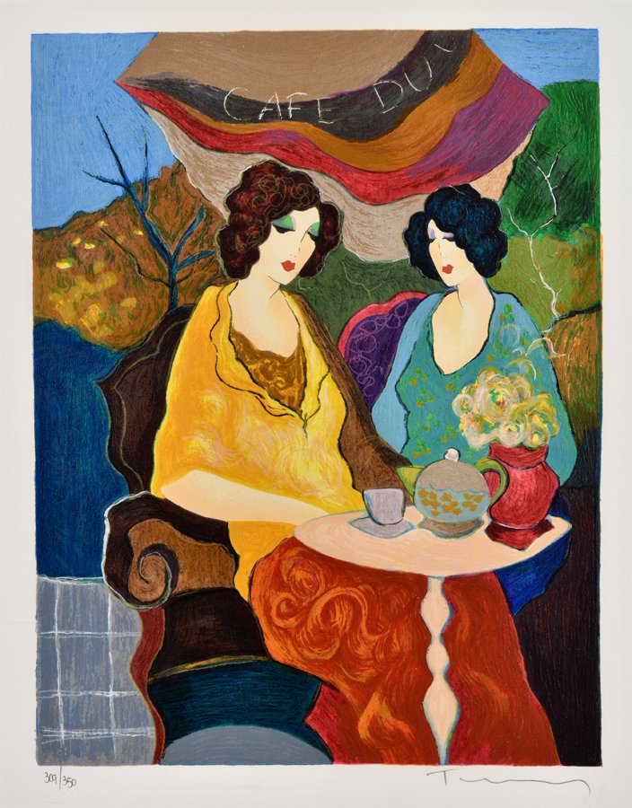AFTER ITZCHAK TARKAY, (Israeli, born 1935), Untitled,: AFTER ITZCHAK TARKAY (Israeli, born 1935) Untitled Serigraph, ed. 309/350 Signed lower right H 20¾ x W 16¼ inches.