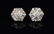 A DIAMOND BRACELET AND EARRINGS SET IN 14 KARAT GOLD - 4