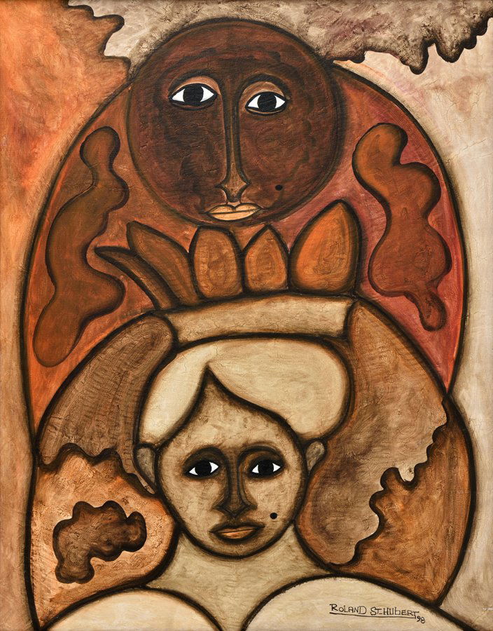 ROLAND ST. HUBERT, (Haitian, born 1951), Untitled, (1 of 4)