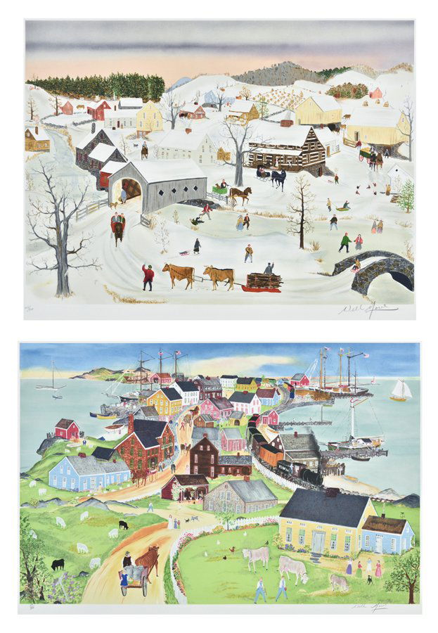 WILL MOSES, (American, 20th/21st century), Untitled, (1 of 7)