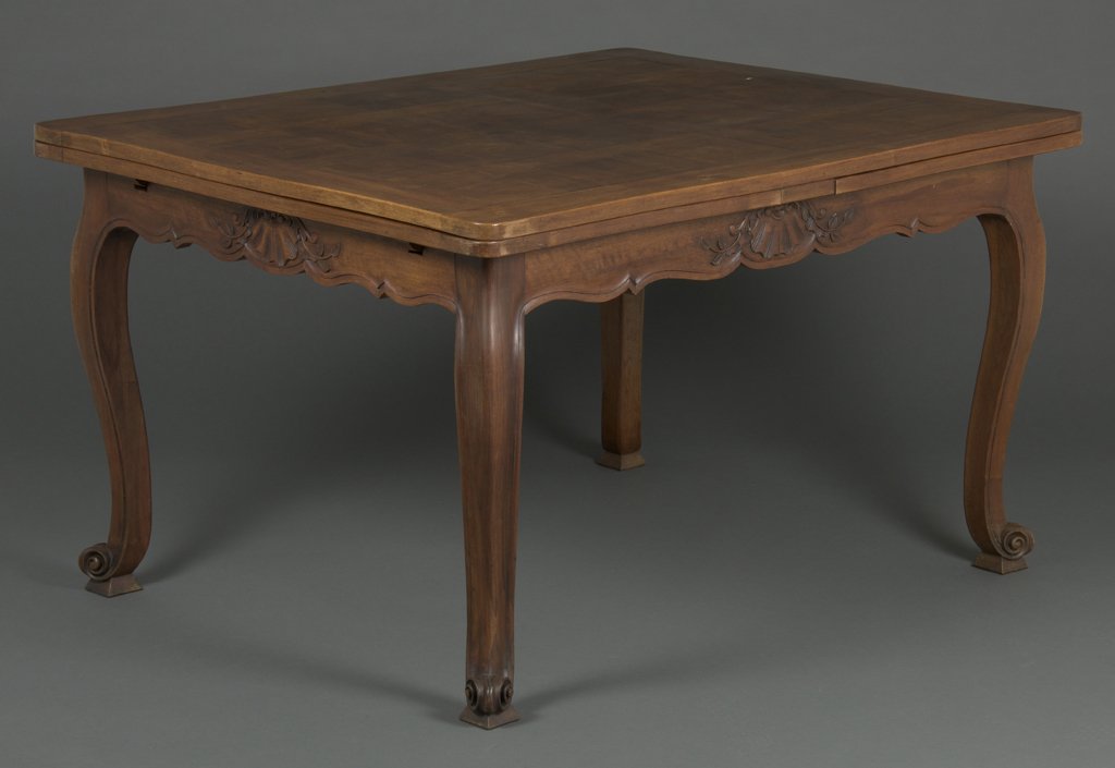 A FRENCH LOUIS XV STYLE DINING TABLE (1 of 2)