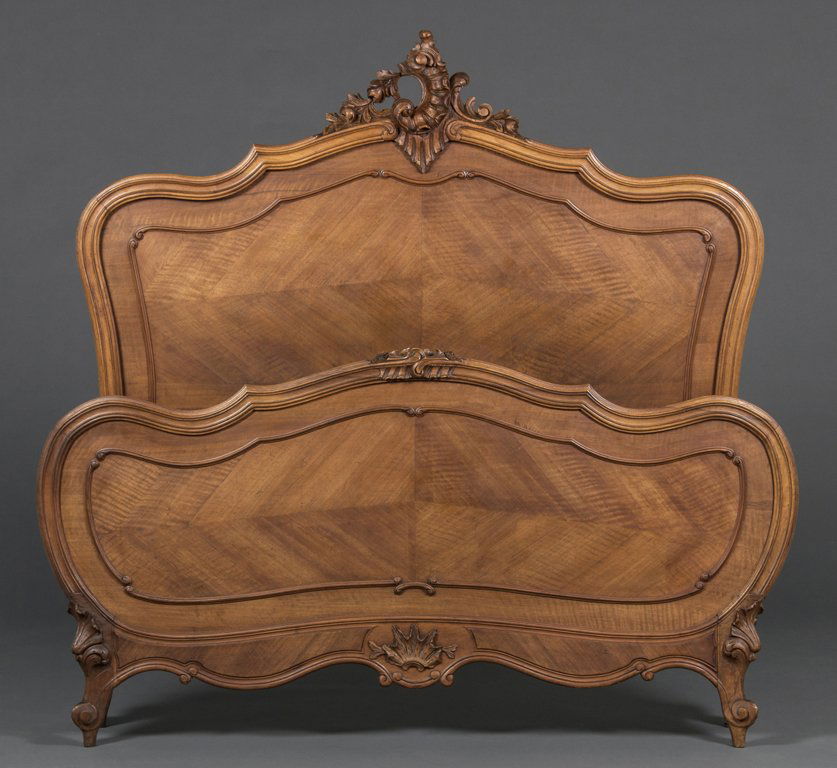 A FRENCH LOUIS XV STYLE BED (1 of 5)