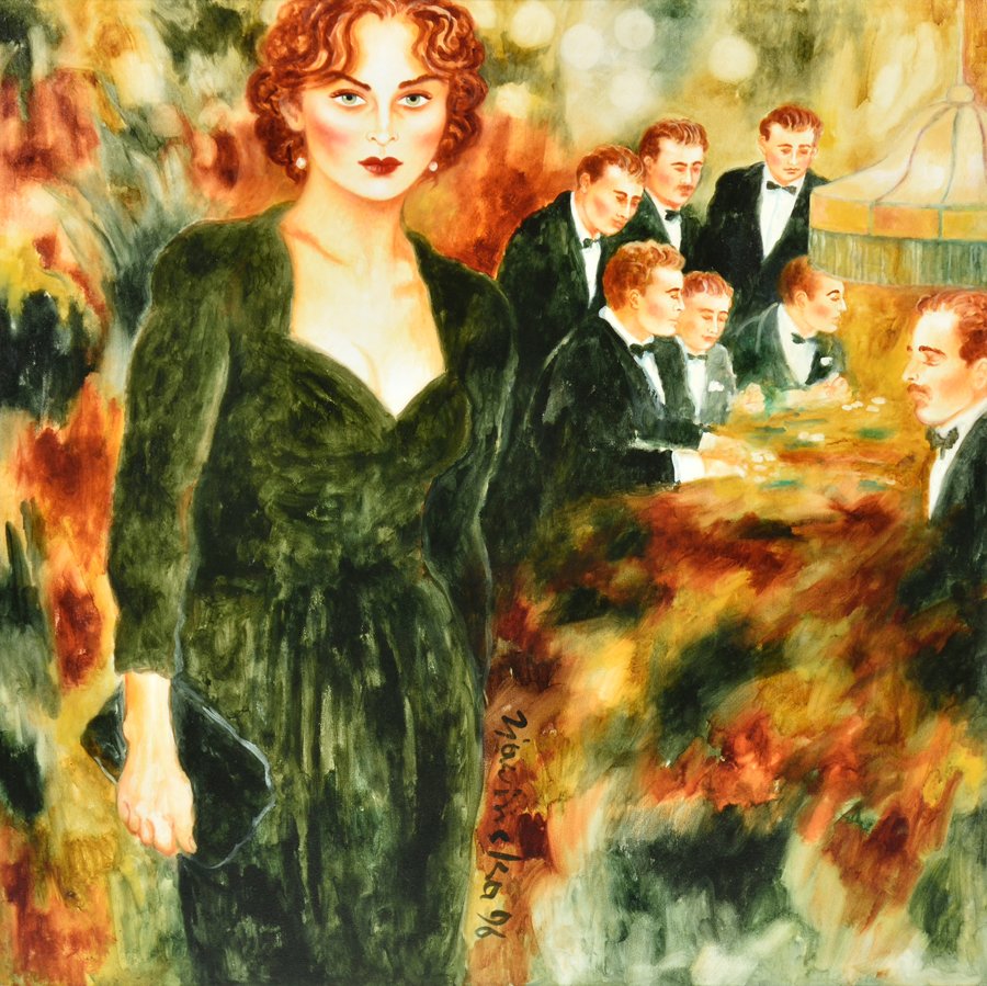 JOANNA ZJAWINSKA, (American/Polish, born 1950), Casino, (1 of 5)