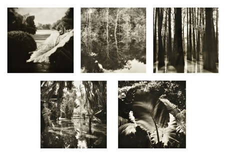 SALLY GALL, (American, born 1956), Untitled, Gelatin: SALLY GALL (American, born 1956) Untitled Gelatin silver prints (five works) H 14¾ x W 14½ inches.