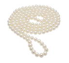 A ROPE OF WHITE PEARLS