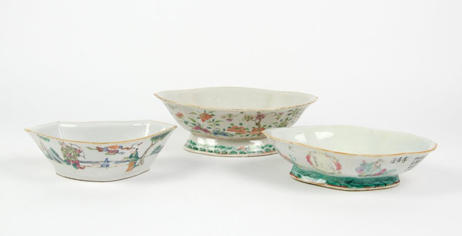 THREE CHINESE FOOTED DISHES (1 of 4)