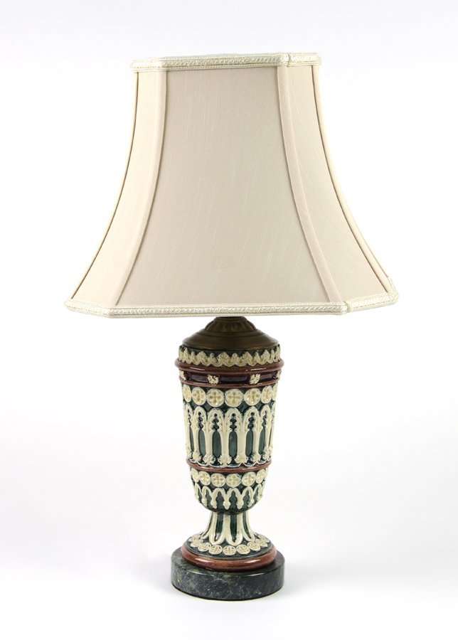 A NEOCLASSICAL STYLE CERAMIC LAMP (1 of 3)