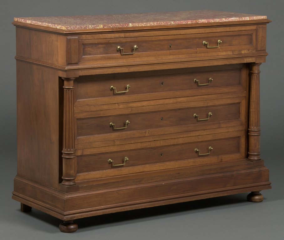A RENAISSANCE REVIVAL CHEST OF DRAWERS (1 of 2)