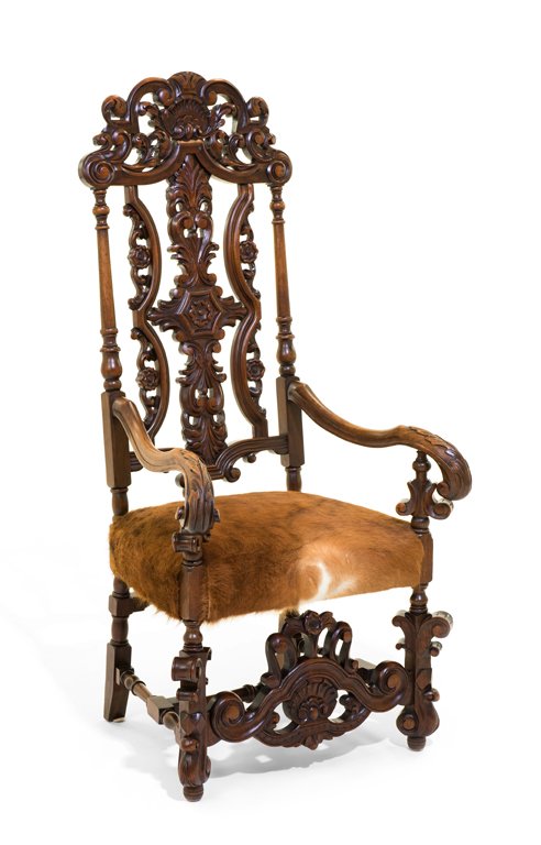 A RENAISSANCE REVIVAL ARMCHAIR (1 of 5)